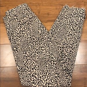 divided cheetah print jeans